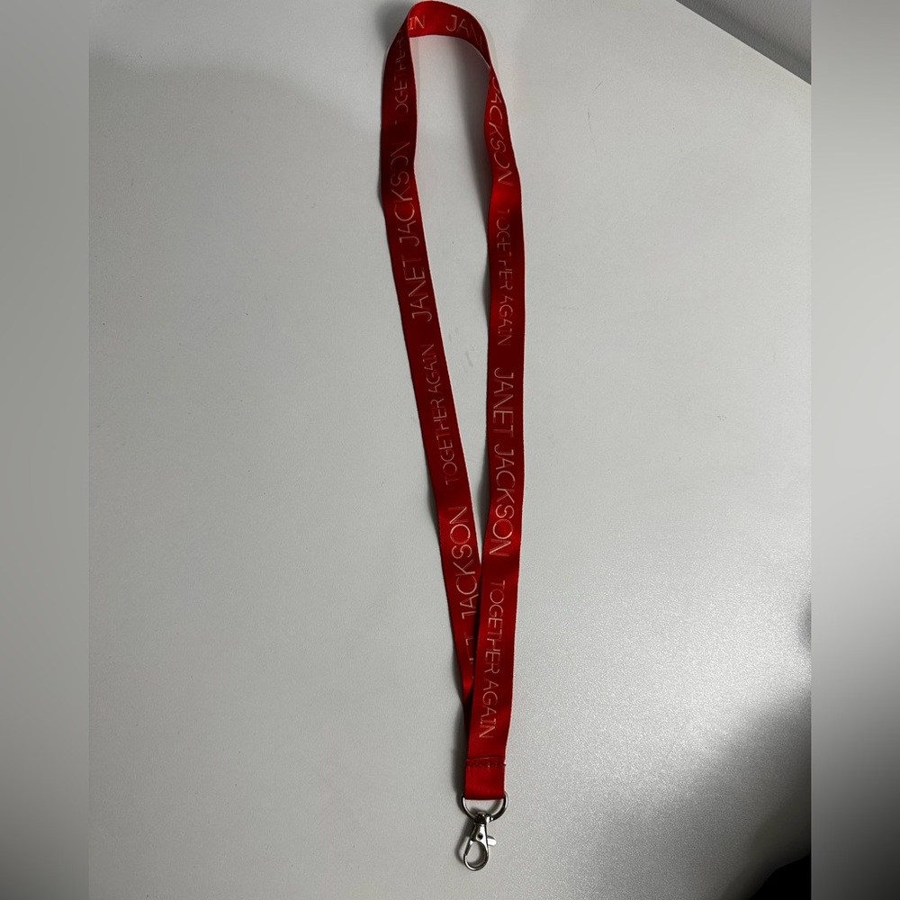 Janet Jackson VIP lanyard NWOT